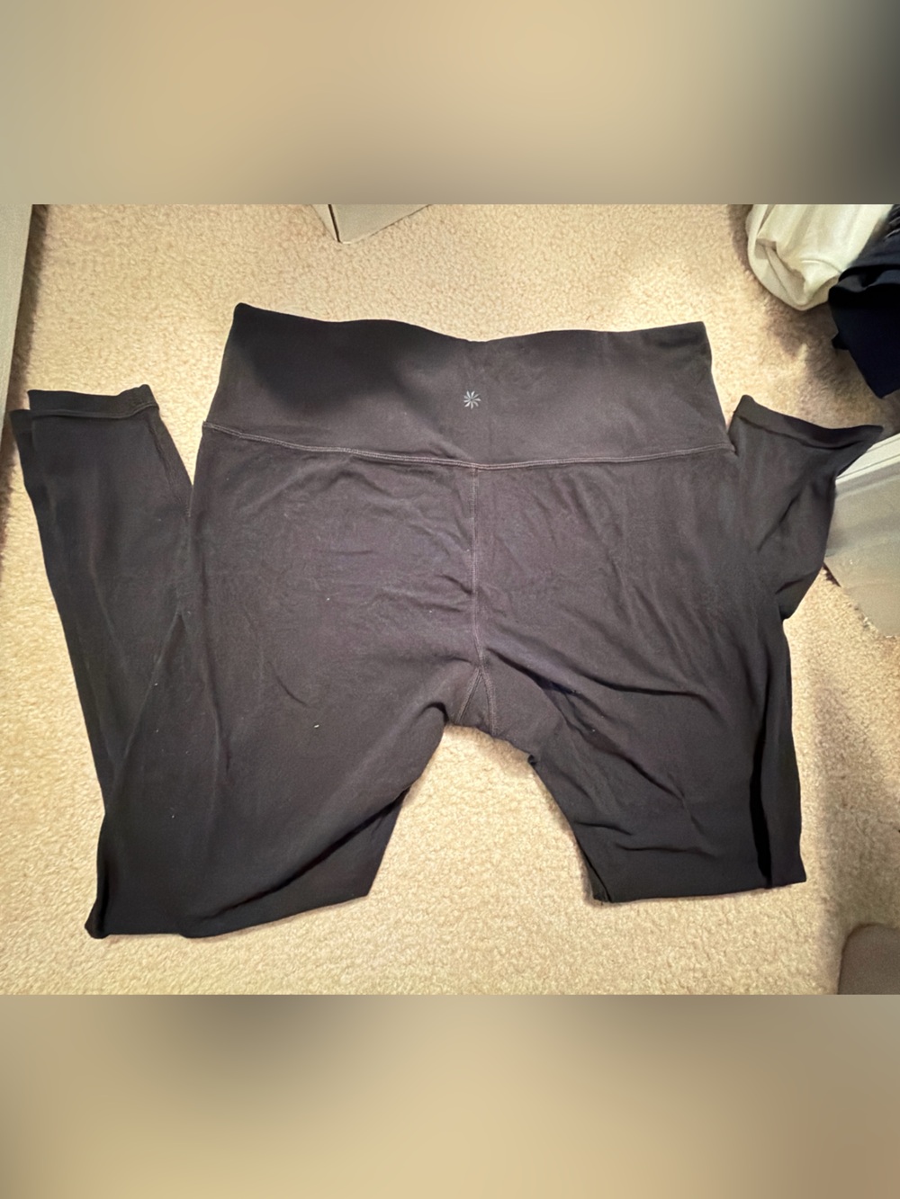 Athleta Black Leggings with High Waist